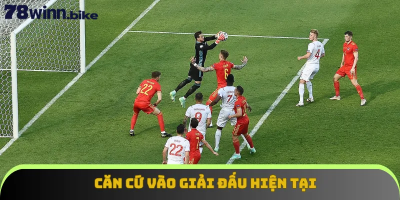 Căn cứ vào giải đấu hiện tại